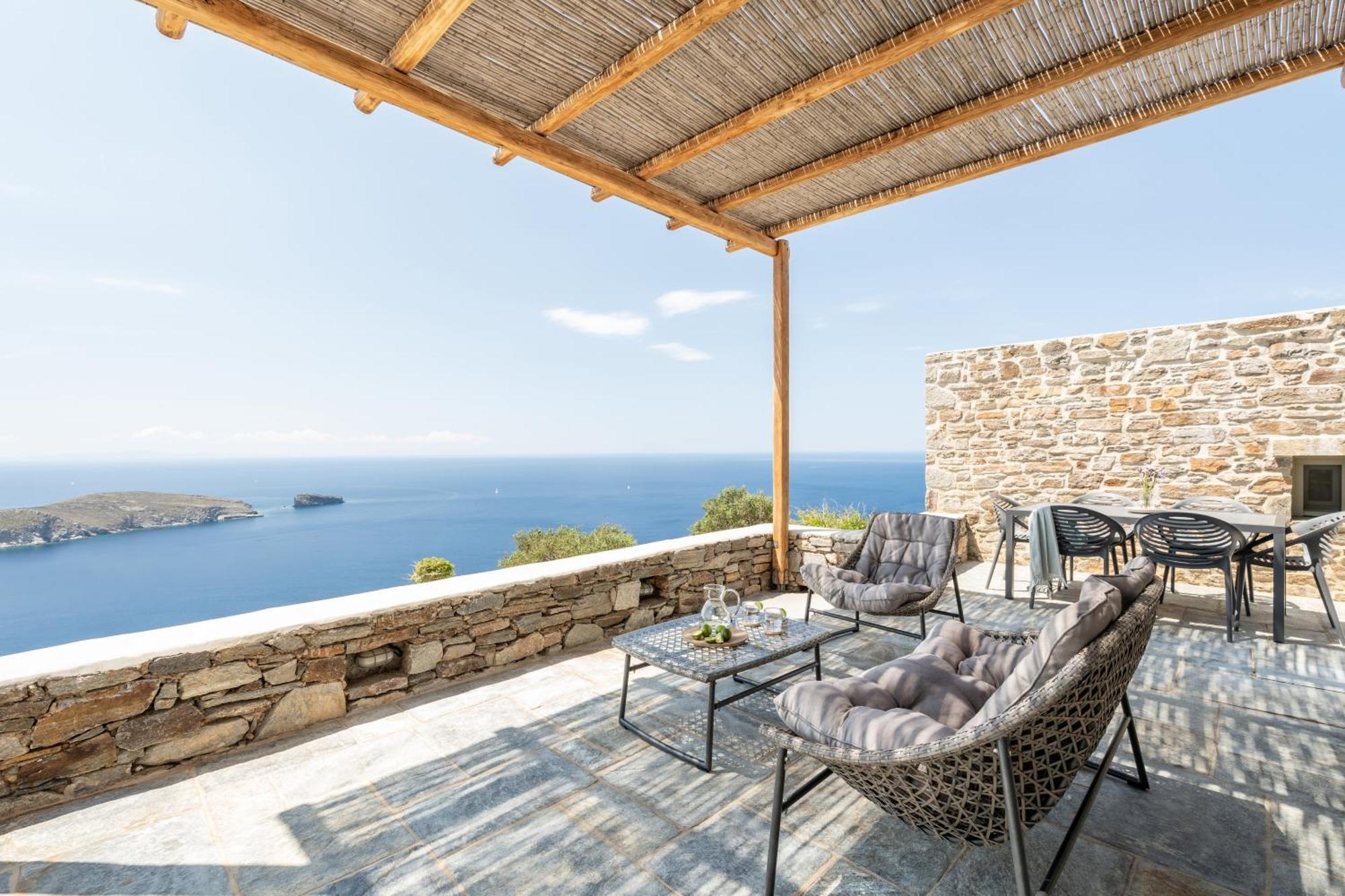 Ammoa Panorama Villa Sotiras Exterior foto